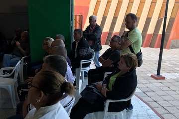 Reunión de Más por Telde con vecinos de Las Longueras (Foto TA)